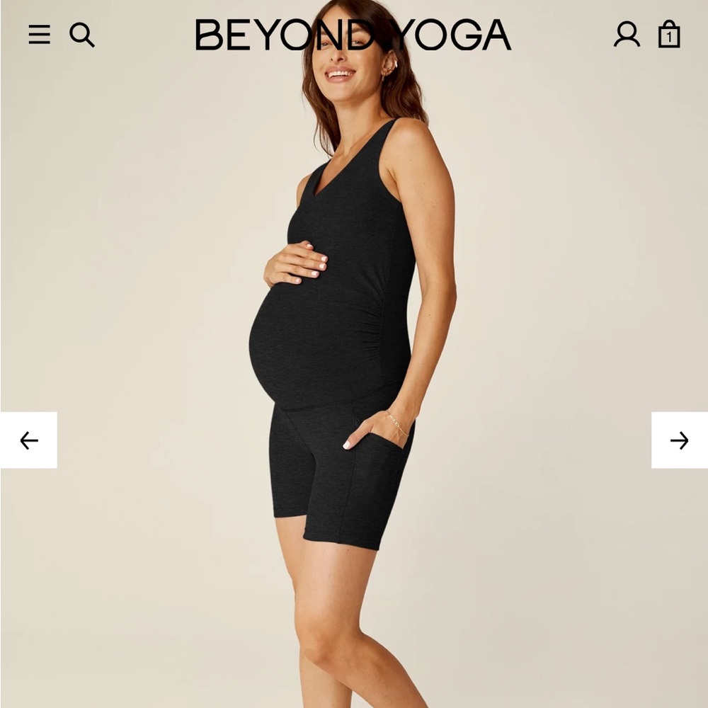 Beyond Yoga spacedye maternity yoga jumpsuit